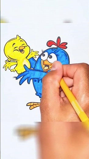 Colorindo GALINHA PINTADINHA #shorts #galinhapintadinha #pintinhoamarelinho #coloringpages #desenho