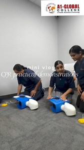 41K views · 103 reactions | Watch as our PSW students engage in a CPR practical demo, gaining the life-saving skills they need to excel in their future careers. [A1 Global College, Personal Support Worker, Healthcare Education, CPR Training, Student Success, CPR Certification] | SHIV Prabht PHERI | Facebook
