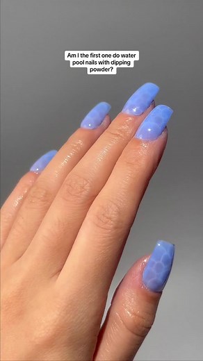 DIY Water Pool Nails with Dipping System Inspired by Maddox