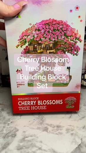 Cherry Blossoms Tree House building block set 🌸 I am so excited to build this set !! The pieces are so tiny and it’s goint to be so cute when its all put together!! 💖 I love that it comes with clear instructions and sorted bags for the pieces, putting this together is goint to be a breeze ! Make sure to check for coupons before checking out 💖 #ttsacl #tiktokshop #ttshop #tiktokshopfinds #buildingblocks #microbuildingblocks #unboxingvideo #buildingblockstoys #cherryblossom #unboxingasmr