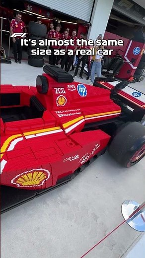 The Incredible Life-Size Lego Ferrari! 🧱