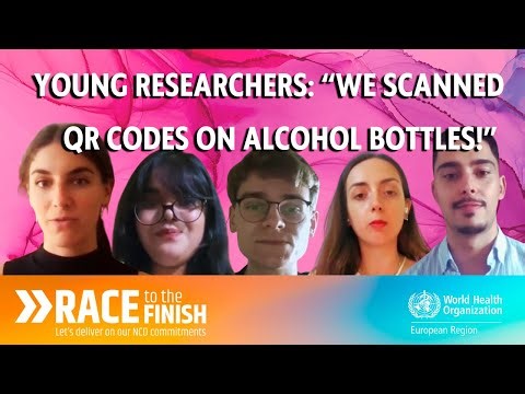 Young researchers: "We scanned QR codes on alcohol bottles!"