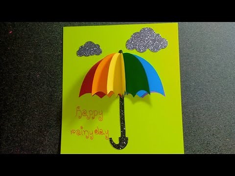 How to make 3d umbrella ☔ | Reyyan's Creation