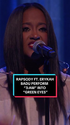 Rapsody ft. Erykah Badu Live Performance on Fallon Tonight