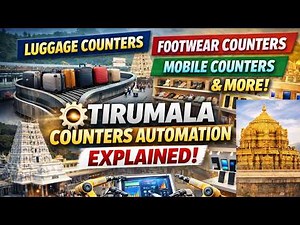 Tirumala Luggage/Mobile/Footwear Counters Details |QR CODE SYSTEM EXPLAINED
