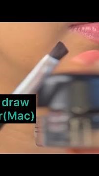 How to draw eyeliner with Mac gel line
