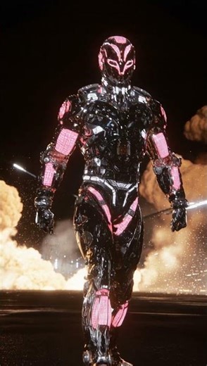 Pulse of the Chrome Titan - Industrial Sci-Fi Visualizer