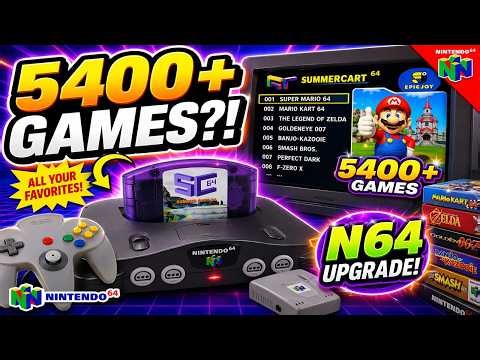 Best N64 Flash Cart 2026? SummerCart64 with 5400 Games