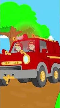 ¡Camión de bomberos🚒 #cancionesinfantiles #shorts
