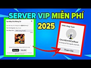 Cách Tạo Server Vip Trong Blox Fruits Miễn Phí - Server Vip Roblox Miễn Phí | 1995 Vlog