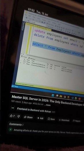 Master SQL Server in 2026! 🚀 From basics to SPs & Joins. Full masterclass for developers! 💻🔥