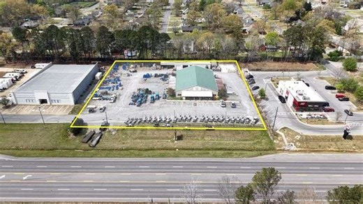 Commercial/Retail Building on 2.14 acres and Equipment | Rome, Floyd County, GA Auction
