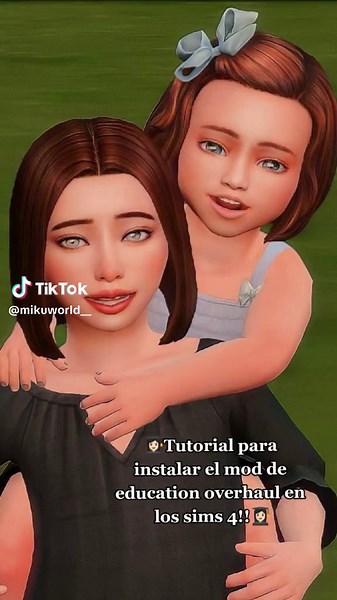 ☺Tutorial para instalar el mod de education overhaul en los sims 4!☺ #ts4 #foryou #viral #sims4tutorial #thesims #sims #thesims4 #lossims4 #simsselves #sims4 #sims4mods #lossims4enespañol #simmods #simstrucos