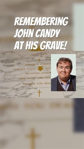 Remembering John Candy at his Grave: His Iconic Movies & Legacy 🎬 #shorts
