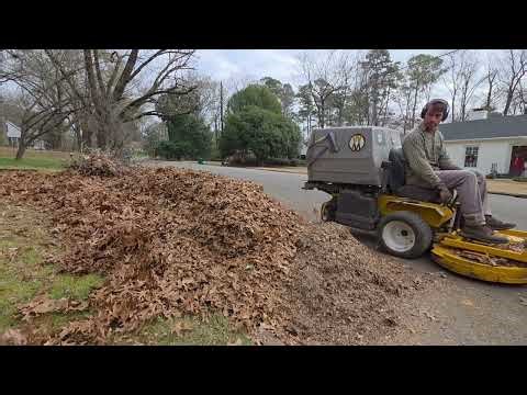 SPEED Cleaning multiple lawns. 🍃 🍂 REDMAX EBZ9000