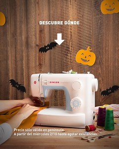 Por si ya te están empezando a meter en chats para organizar #Halloween y tú aún no tienes disfraz, en ALDI tenemos esta máquina de coser para que te hagas el más original. Venga, que aún estás a tiempo 😜. #QueLaVidaTePillePreparado http://bit.ly/2LM7cPB | Aldi Supermercados