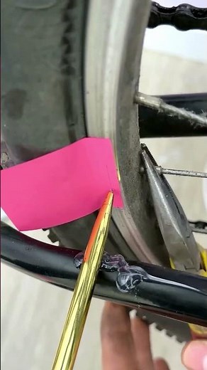Fix Damaged Bike Rim in Minutes – Hot Glue Trick