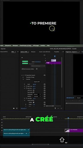 Premiere Pro : Effet Machine à Écrire Ultime ! #shorts