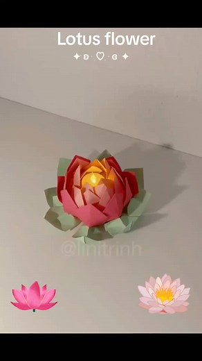 origami #origami #origamitutorial #paperlotusflower #paperlotus | Lotus Flower