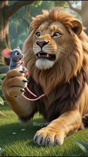 The Lion and the Mouse 🦁🐭 | Heartwarming Moral Story