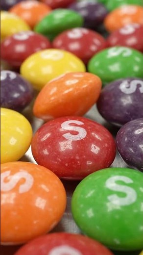 How Skittles Are Made! 🌈 #Shorts #Satisfying