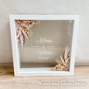 Sand Ceremony Set for Wedding / Sand Ceremony Unity Wedding Set / Personalized Wedding Sand Ceremony Set With Names / Pampass Grass Wedding - Etsy