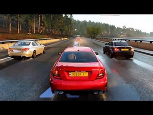 Forza horizon 4 - Mercedes C 63 AMG - course de voiture pc GamePlay