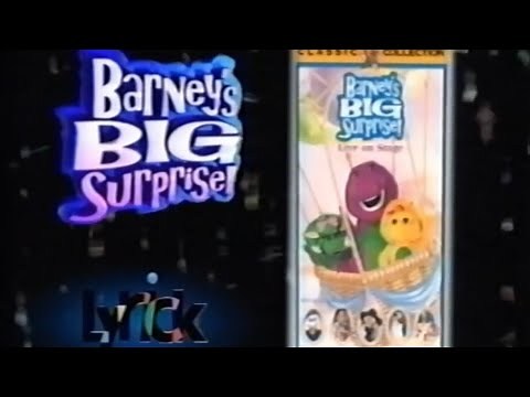 Barney's Big Surprise! Live On Stage (1998) - VHS Preview
