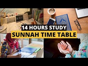 Islamic Timetable For Students | 14 Hour Study Time Table | Islamic Motivational Video | Md Ajaz