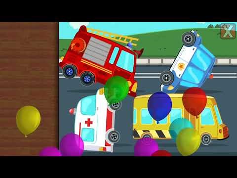 Let's Play • Cars Trucks Jigsaw Puzzle for Kids • Learn construction vahicles, video, Games for kids