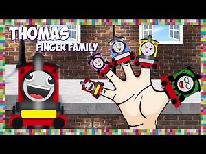 Thomas and Friends Finger Family | Thomas The Train Finger Family Kids Nursery Rhyme With Lyrics