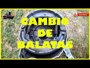 Cómo cambiar las balatas traseras de tambor a tu moto 🔧⚙️😉