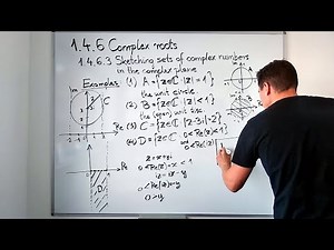 1.4.6.3 Sketching sets of complex numbers in the complex plane
