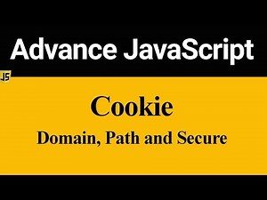 How to set cookie domain path and secure in JavaScript (Hindi)