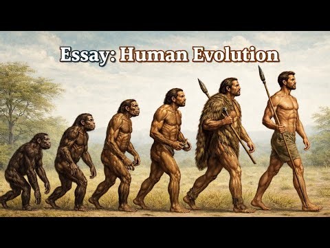 Human evolution essay | Human Evolution composition |