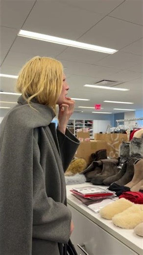 Alex Consani Visits The Vogue Fashion Closet