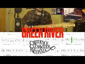 Creedence Clearwater Revival - Green River - Guitar Lesson - Tabs - Chords - Andrew Squeezed Floyd
