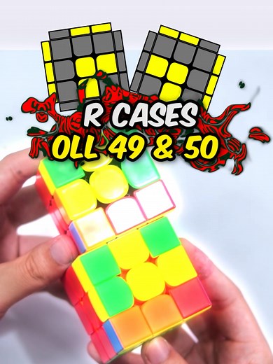 Mastering Easy OLL Algorithms 49 and 50 for Rubik's Cube