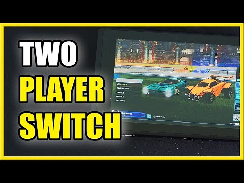 How to Play 2 Player Split Screen in Rocket League Nintendo Switch (Joy Con Controllers)