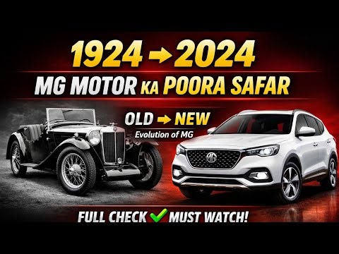 “MG Motor Evolution: 100 Years of Iconic Cars (1924 ➜ 2024)”