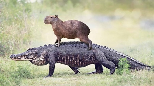 The Curious Reason Capybaras Hitch Rides on Crocodiles