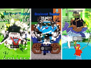 ROBLOX New Fishing Event!! - I Got All New Secret Brainrot in Brainrot Trader 😱 Steal a Brainrot