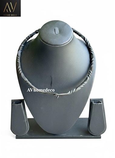 Iron Viking Torc Necklace - Ancient Norse Twisted Neck Ring - Viking Style Black Torq Torque Necklace - Etsy