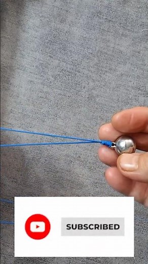 How to Tie a Sliding Knot for Necklaces in 30 Seconds | Easy & Adjustable
