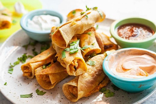 Baked Chicken Taquitos