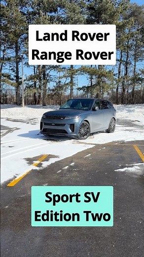 Quick Review | 2025 Range Rover Sport SV Edition Two #automobile #luxurycars #suv