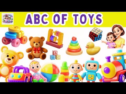 🧸 ABC Toys for Kids! 🎨 FUN TOYS Learn the Alphabet with Fun Toys | Educational Video #abcd #toys