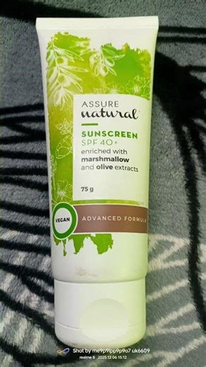 ASSURE NATURAL SUNSCREEN SPF 40+ #shortvideo #skincare #suncreen #seema