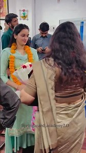 Welcoming woman topper’s in springboard..🥳📚 #motivation #rasnewbatch #upsc