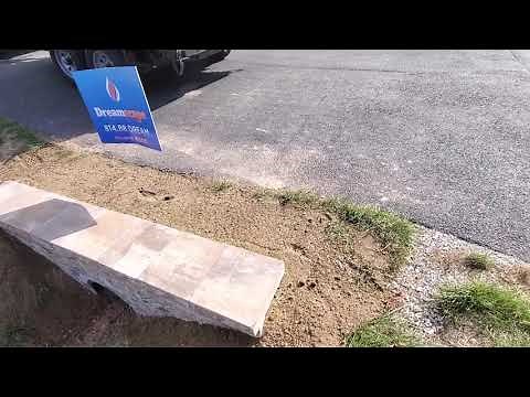 2 Small Retaining Wall Hardscapes for Driveway Pipe Culvert Gettysburg, Pa - Cambridge MaytRx Wall